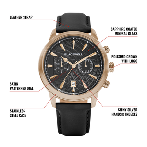 Grandeur Gold Onyx 74-F – Blackwell Watches