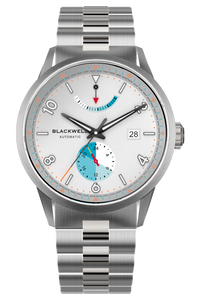 Color Touch - Matte White Dial With Stainless Steel Case And Stainless Steel Bracelet